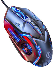 Maus da gaming meccanica con illuminazione di sfondo