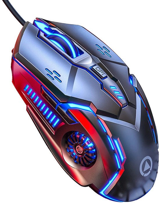 Maus da gaming meccanica con illuminazione di sfondo