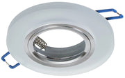Faretto da incasso rotondo bianco GU10 40W Eko-Light