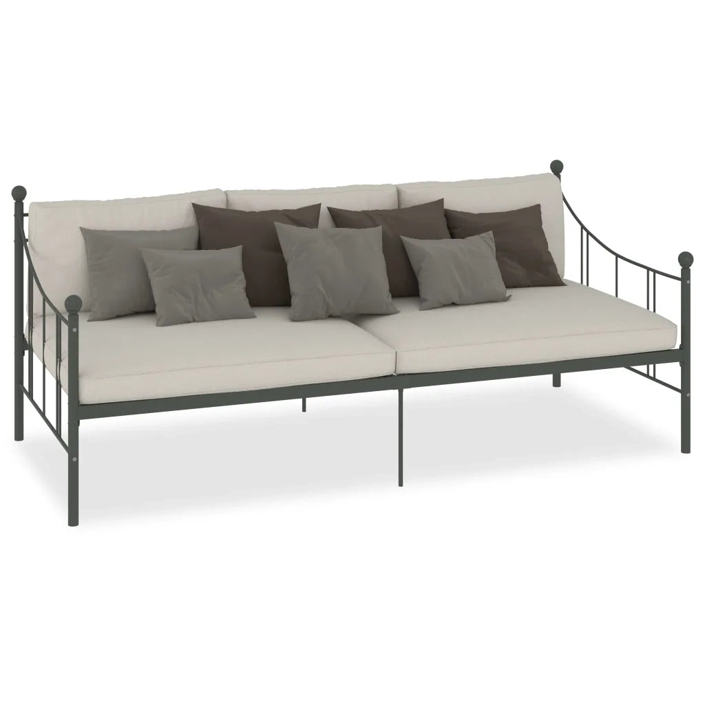 Telaio Divano letto | Sof¨¤ letto | Letto singolo Grigio in Metallo 90x200 cm