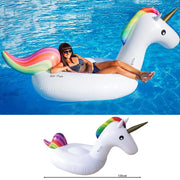 Trade Shop - Unicorno Fashion Luxury Cavalcabile Gigante 135 X 90 Cm Cavallo Arcobaleno -