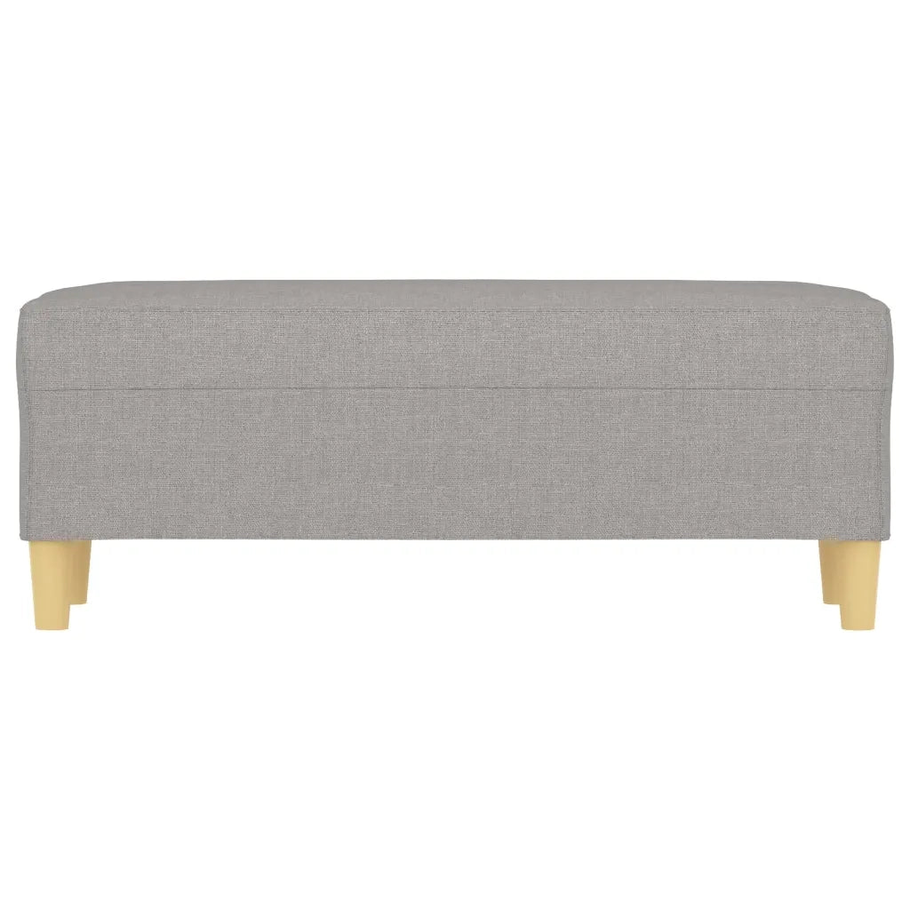 Panca Grigio chiaro 100x35x41 cm in Tessuto CFW5592731