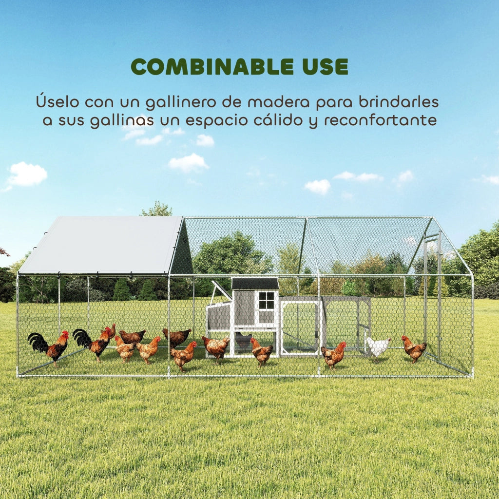 Pollaiolo Grande Esterno ¨C zephmum ¨C Acciaio Galvanizzato 5.1x3x1.9 m