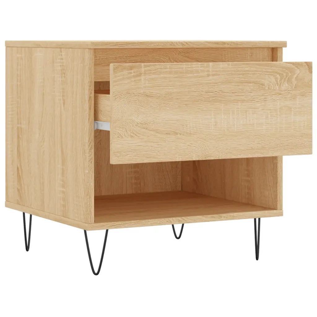 2 pz Tavolini salotto | Tavolino da caff¨¨ | Tavolino da Soggiorno Rovere Sonoma 50x46x50cm Legno Multistrato