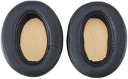 Orecchini di sostituzione - Pelle in puro proteine - Comodi e idonei per la pelle - Adatti per Sennheiser Momentum 2 - Colore marrone e nero -