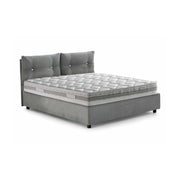 Arieta, Letto Piazza e Mezza Materasso Incluso Made in Italy, Grigio