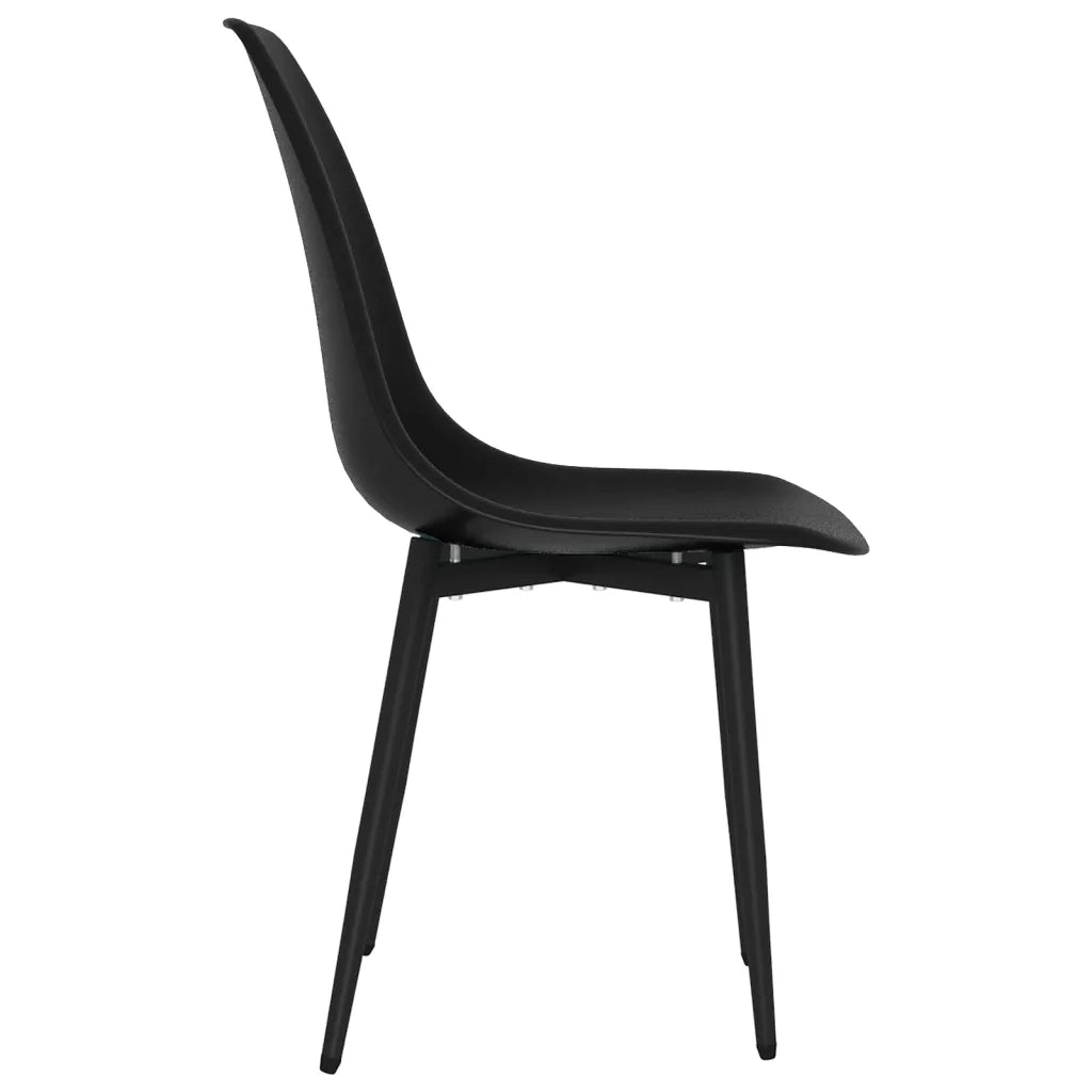 Sedie da Pranzo 6 pz Nere in PP 3082342