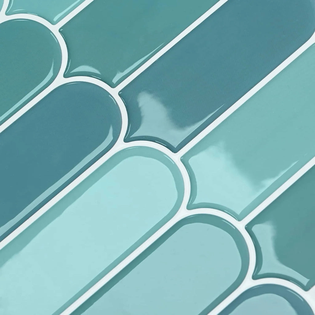 Piastrella Piuma 10 pcs Blu 30 x 30 cm Poliuretano e PET