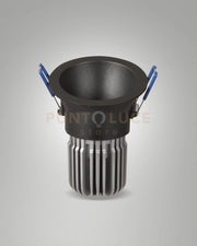 TOODLE INCASSO TONDO ASIMMETRICO 3000K 1250LM 11W NERO