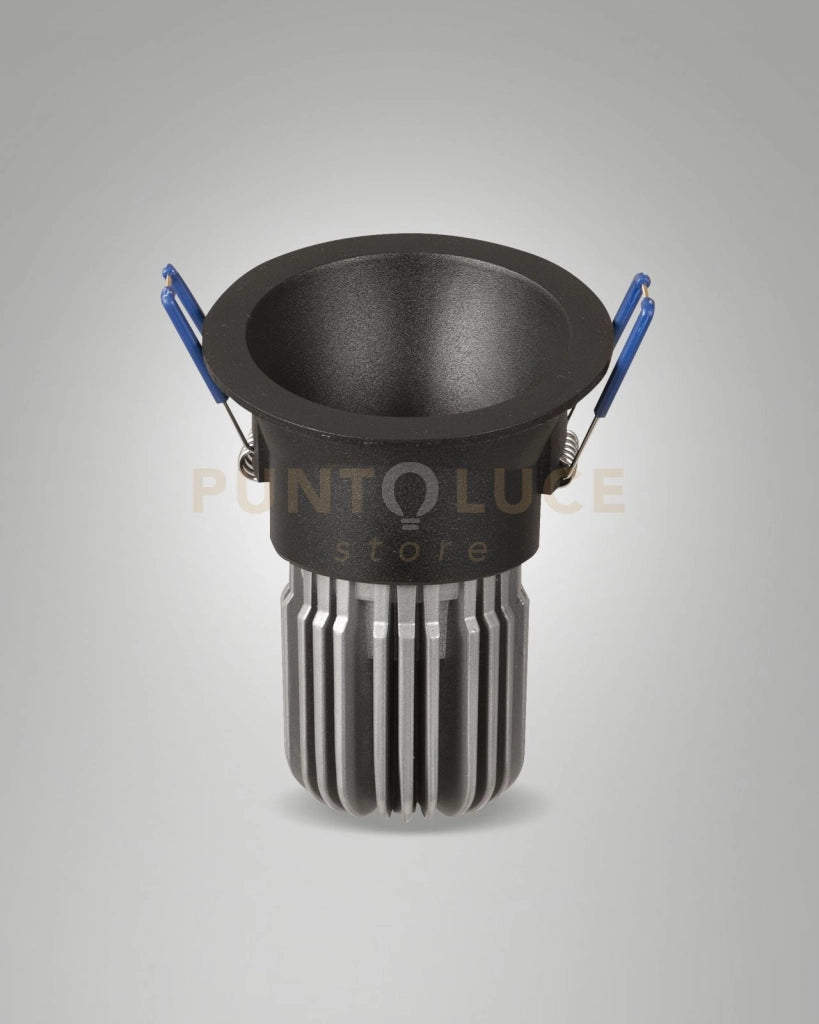 TOODLE INCASSO TONDO ASIMMETRICO 3000K 1250LM 11W NERO
