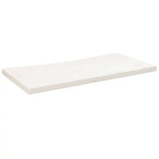 Piano Tavolo | Superficie Tavolo | Piano Scrivania Bianco 80x40x2,5 cm in Legno Massello di Pino