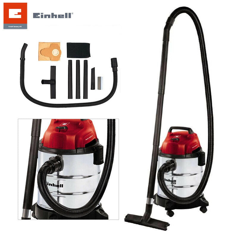 Bidone Aspiratutto Aspira Solidi Liquidi Aspirapolvere Einhell TH-VC 1820 S