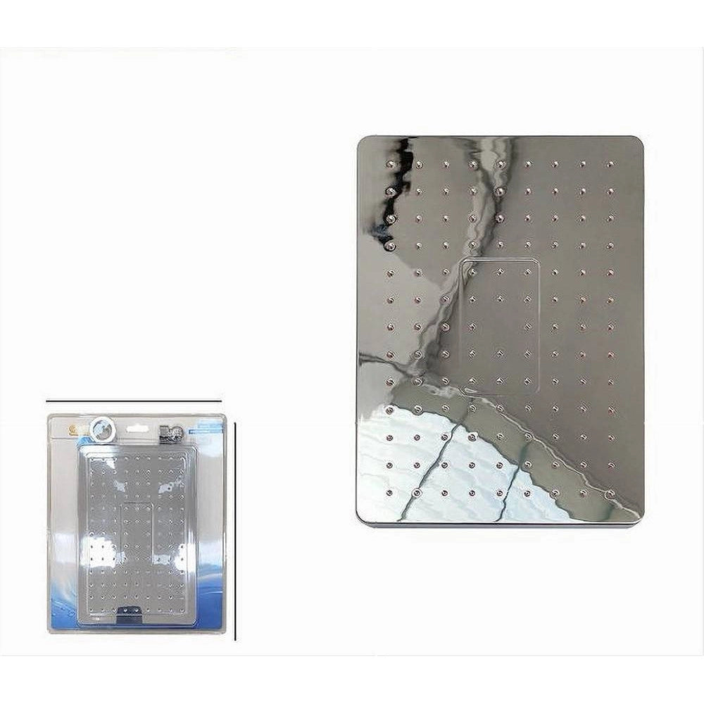 Trade Shop - Soffione Per Doccia Bagno Ugelli Fori Effetto Pioggia Cromato Miscelatore 59229 -