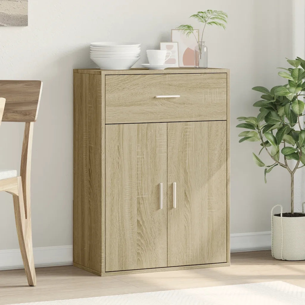 Credenza Rovere Sonoma 60x30x84 cm in Legno Multistrato 840494