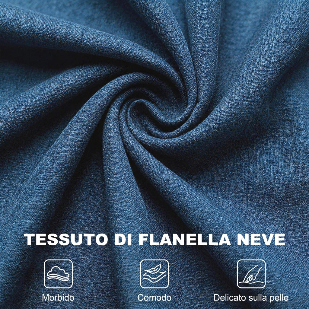 Poltrona Relax Massaggiante in Velluto ¨C Zephmum ¨C Blu Scuro 74x86x102 cm