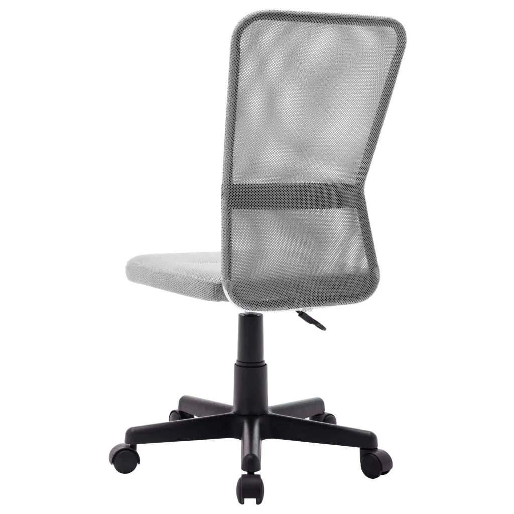 Sedia da Ufficio Grigia 44x52x100 cm in Tessuto a Rete cod mxl 67624