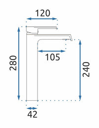 Rubinetto Da Lavabo Rea Hass Gold High