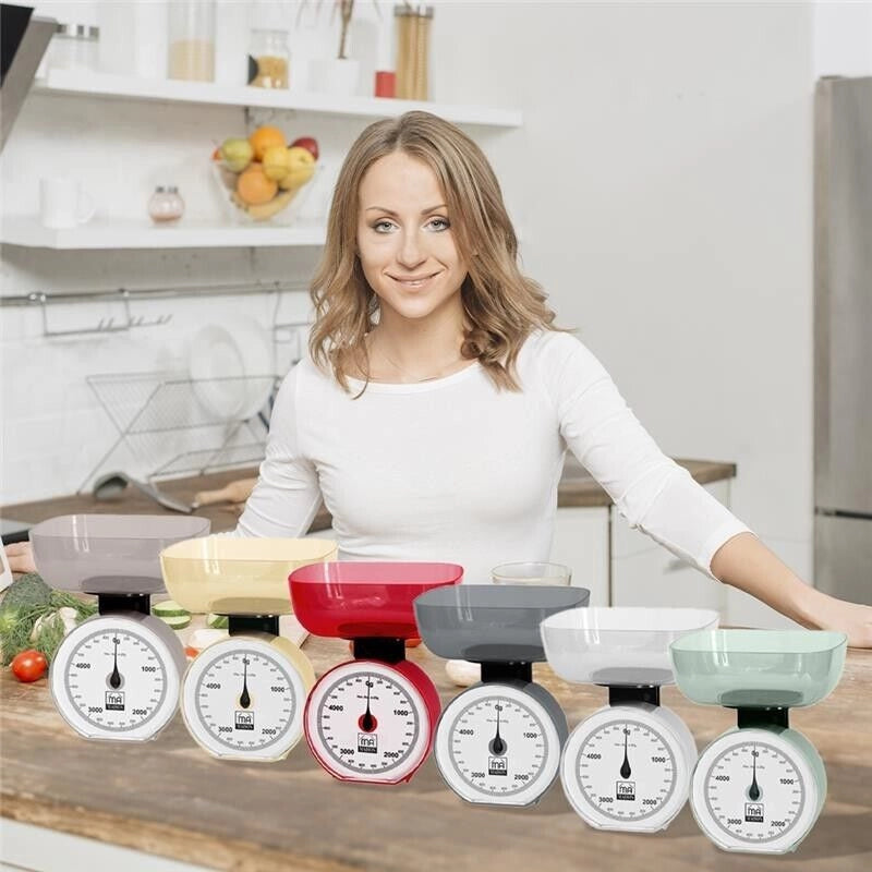MAURY'S BILANCIA DA CUCINA AD USO DOMESTIDO 5 KG IN COLORAZIONE ASSORTITA