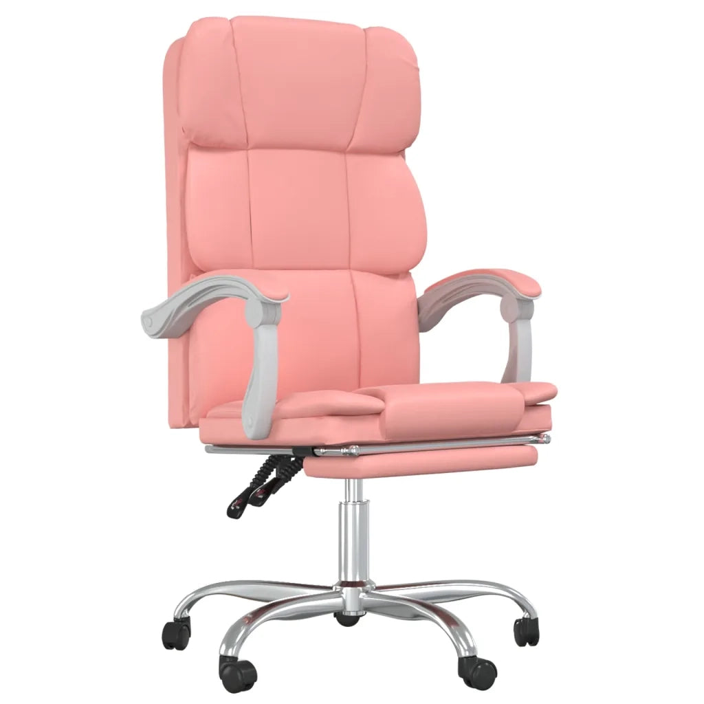 Poltrona da Ufficio Reclinabile Rosa in Similpelle cod mxl 8305