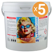 Riduttore Ph Minus Granulare Sodio Bisolfato Aquaclear, 5 Confezioni Da 10 Kg