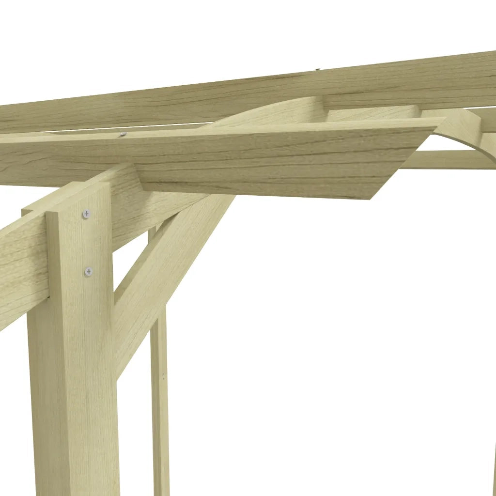 Pergola da Giardino Legno di Pino Impregnato 180x197x210 cm 44926