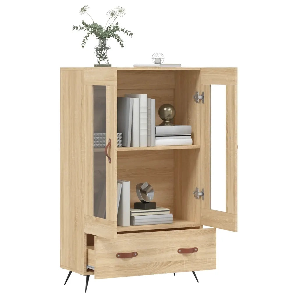 Credenza Rovere Sonoma 69,5x31x115 cm in Legno Multistrato 828271