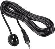 IR Infrarood Ontvanger Verlengkabel 3,5 mm Jack 9,8 Pol Lange 26 Pol Ontvangst Afstand Zwart Rond Hoofd - Universale Compatibilità per TV e dispositivi Audio