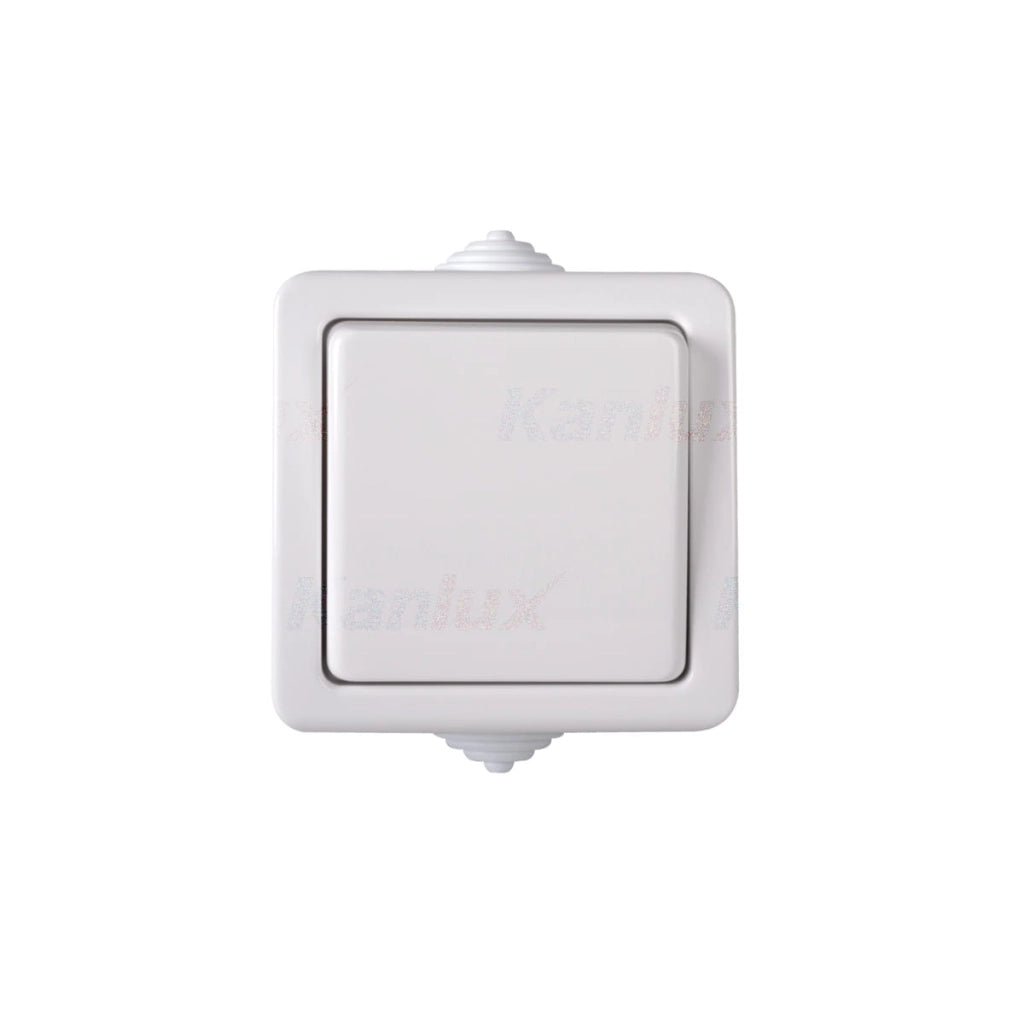 Interruttore unipolare bianco IP54 Kanlux TEKNO 33494