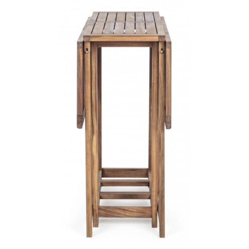 Tavolo da Giardino e 4 Sedie in Legno Pieghevoli Set da Esterno Noemi Bizzotto