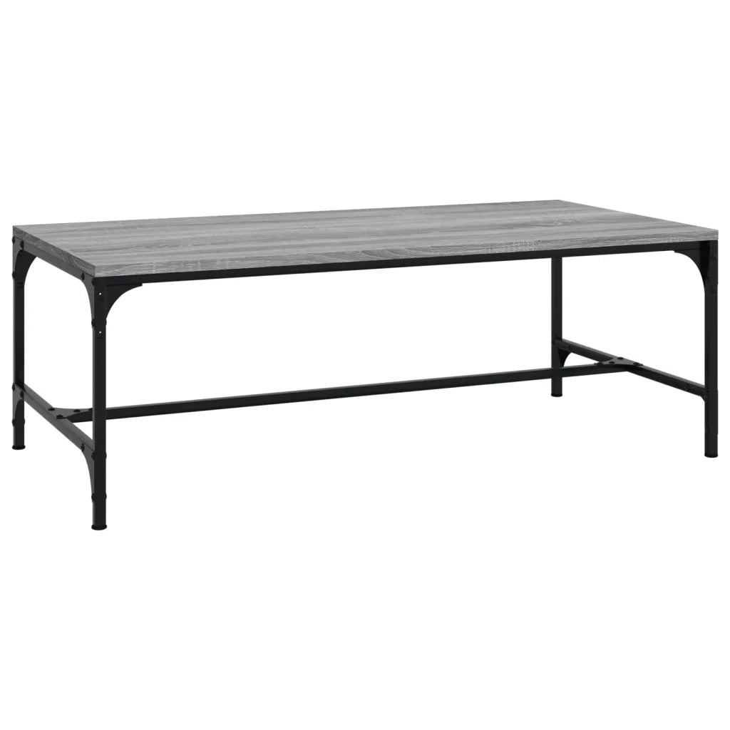 Tavolino da Salotto Grigio Sonoma 100x50x35cm Legno Multistrato 819390