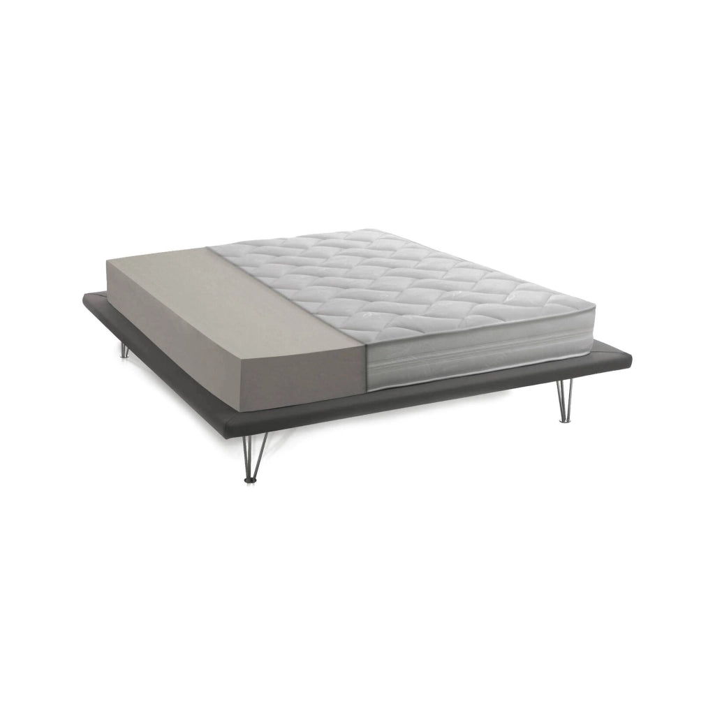 Materasso matrimoniale Anguilla, Materasso sfoderabile in Waterfoam, 100% Made in Italy, Antiacaro e Anallergico, cm 140x190 h19
