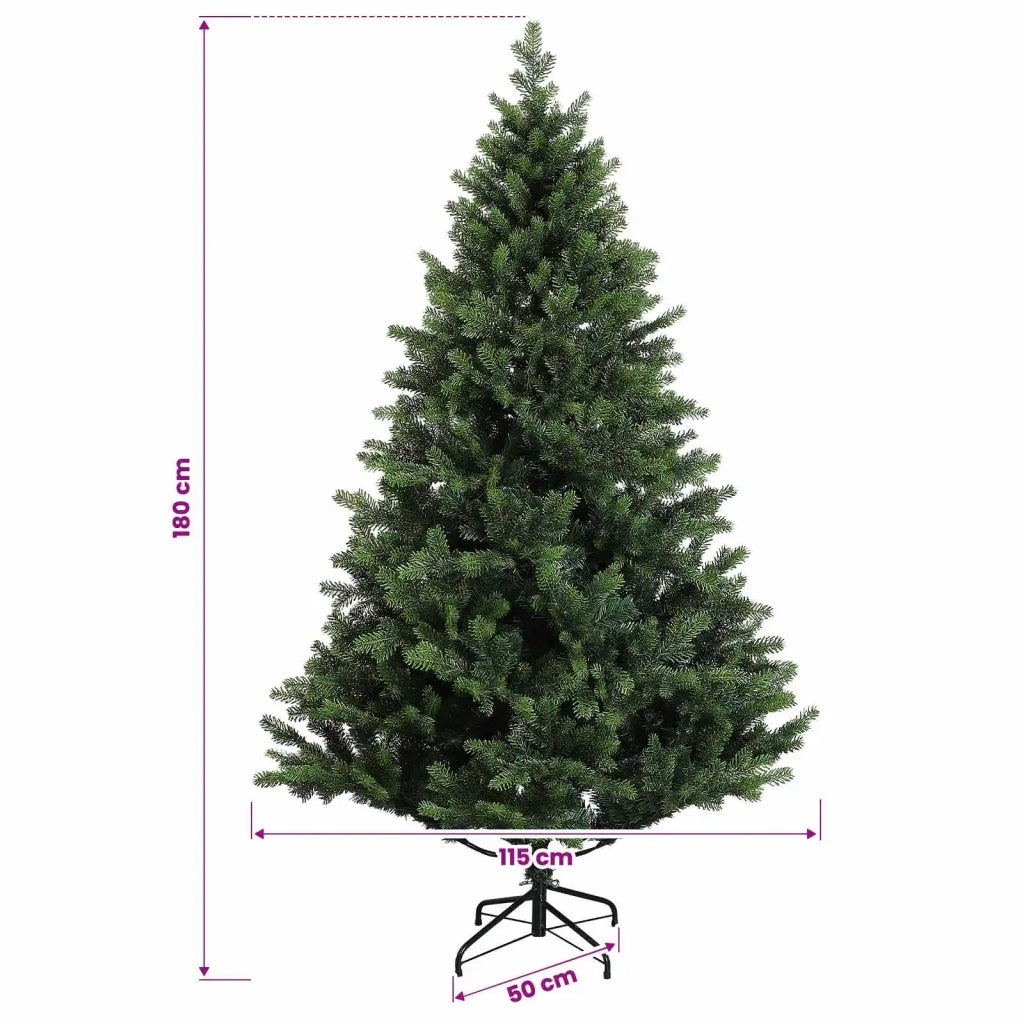 Albero di Natale Artificiale con Rami Pieghevoli 180 cm 42055554