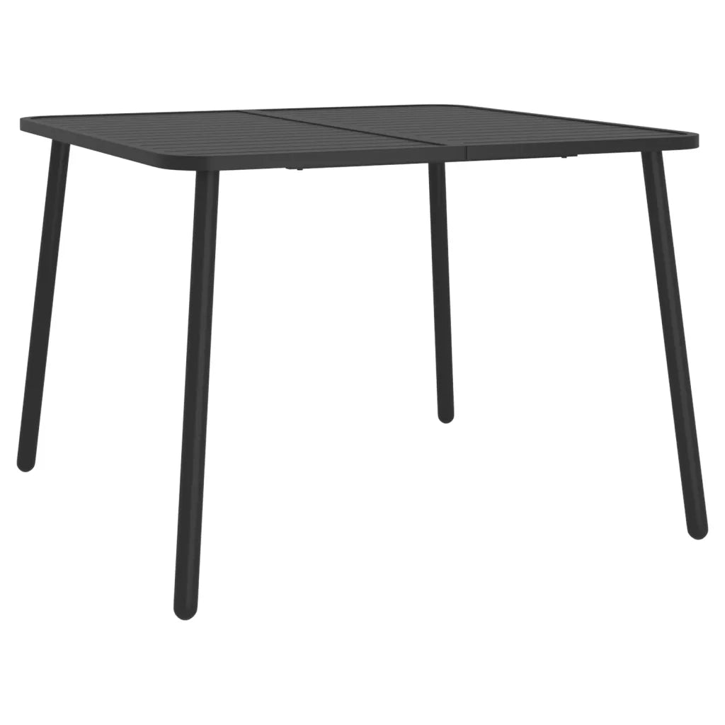 Set da Pranzo da Giardino 7 pz in Acciaio Antracite 3187990