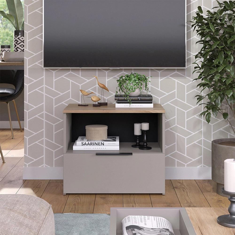 Vicco Credenza Grigio 60 x 50 cm con patta