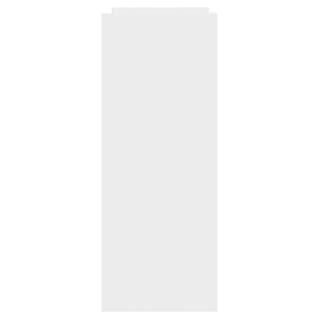 Tavolino Consolle Bianco 100x35x90 cm in Legno Multistrato 848465