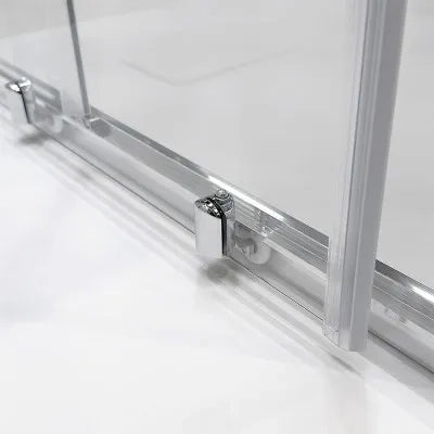 Porta doccia nicchia 120 cm scorrevole trasparente con profilo cromo  Tay