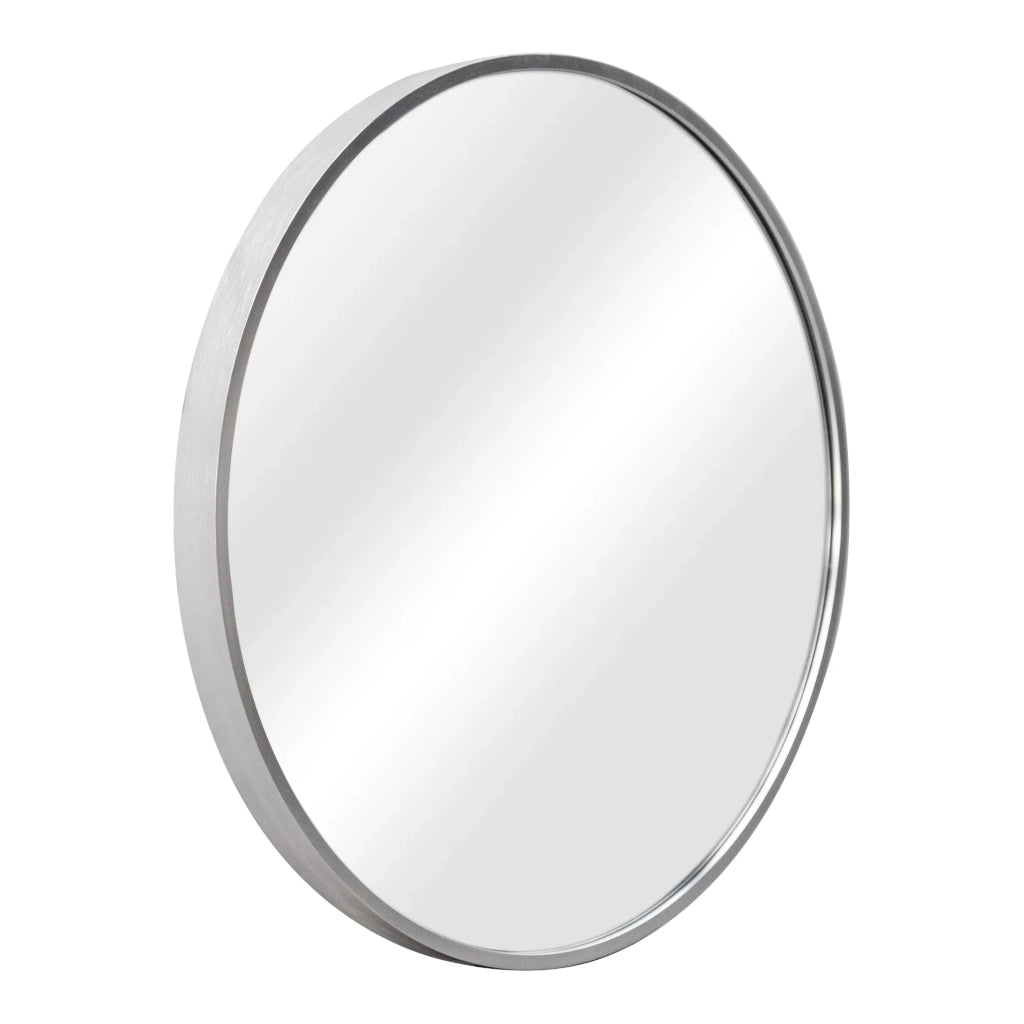 Specchio da parete rotondo diametro 50 cm argento 03_0007915