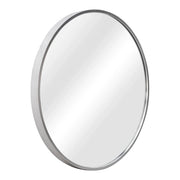Specchio da parete rotondo diametro 50 cm argento 03_0007915