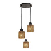 Lampada APP1820-3CPR Nature Black