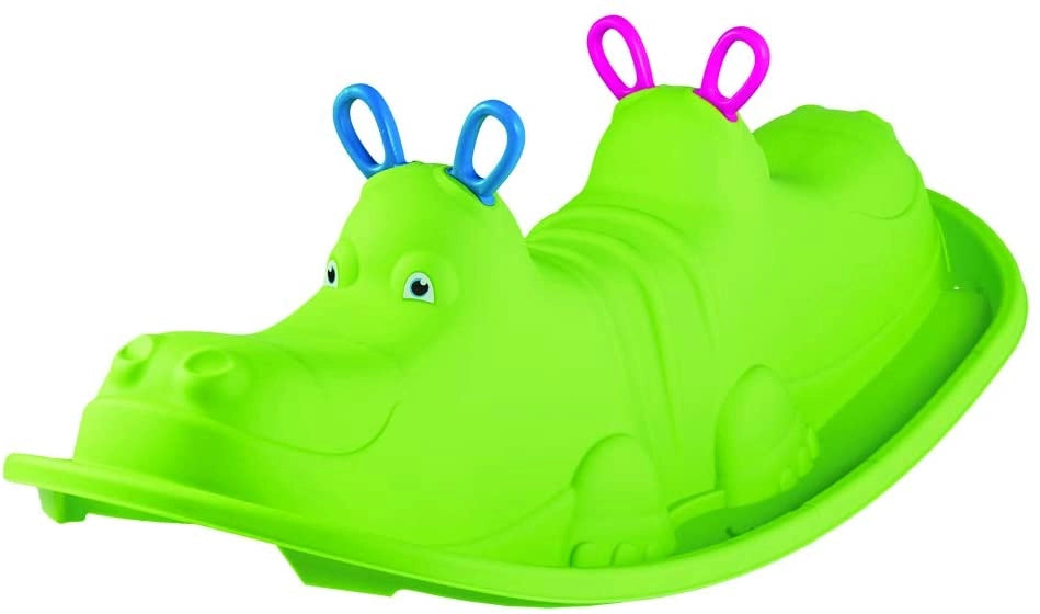 Dondolo bambini 1 anno da giardino interno dondolo per bambini da giardino per uso domestico hippo 3 colori a scelta (ve
