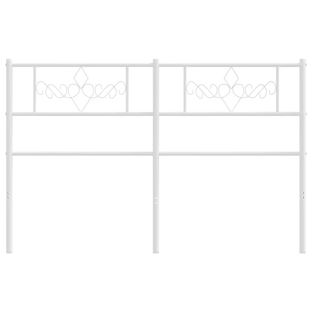 Testiera in Metallo-Testiera in Ferro-Testata Bianco 120 cm 650647