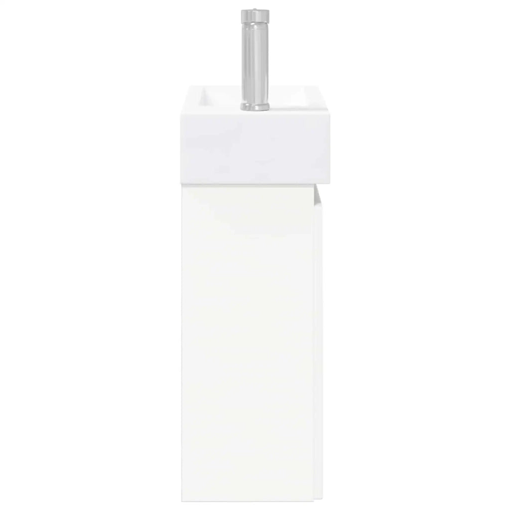 Mobile bagno con rubinetto Bianco 45,5 x 22,5 x 84 cm 889501