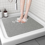 Matte antiscivolo quadrata 80x80 cm - Luffa comfort - Fessure di scarico - Piastra per doccia - Bagno