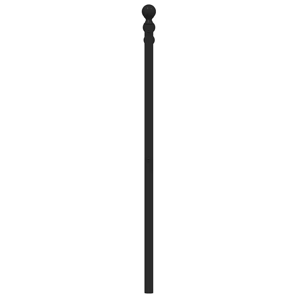 Testiera in Metallo Nero 135 cm