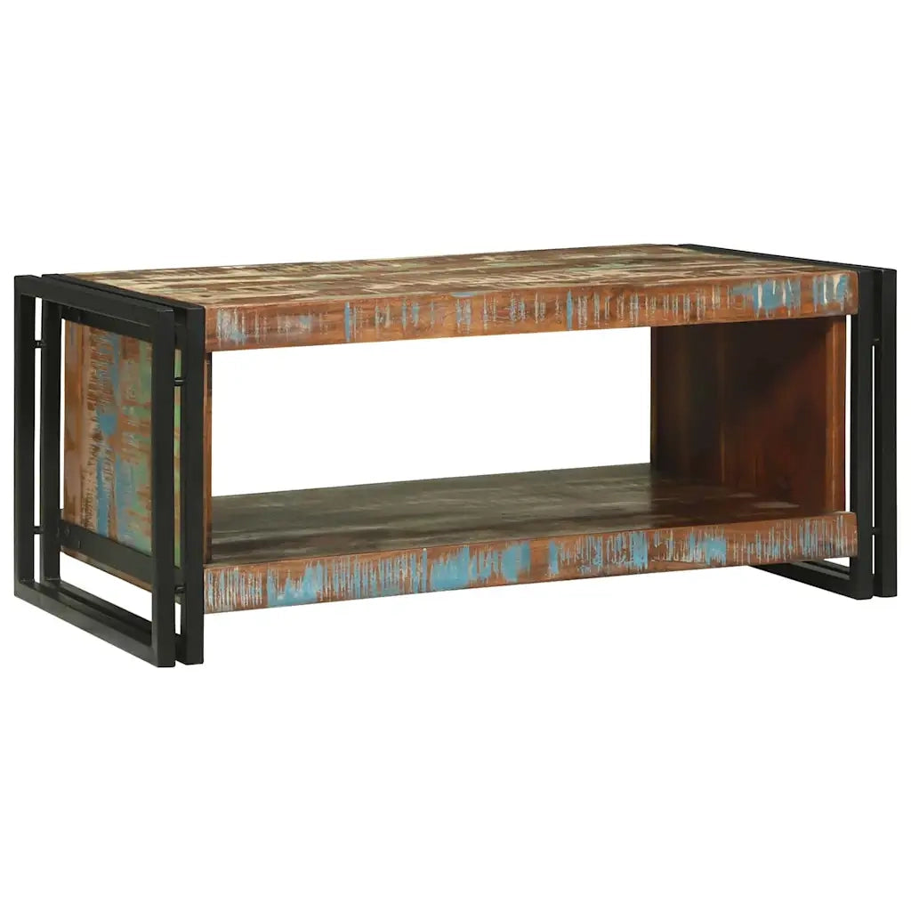 Tavolino da salotto 90 x 50 x 38 cm Legno Recuperato Massello 4104717