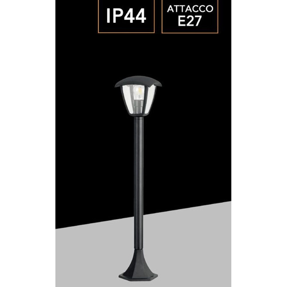 Trade Shop - Lampione Da Giardino 86 Cm Lanterna Da Terra Per Vialetti Con Attacco E27 Ip44 819pb-b860 -