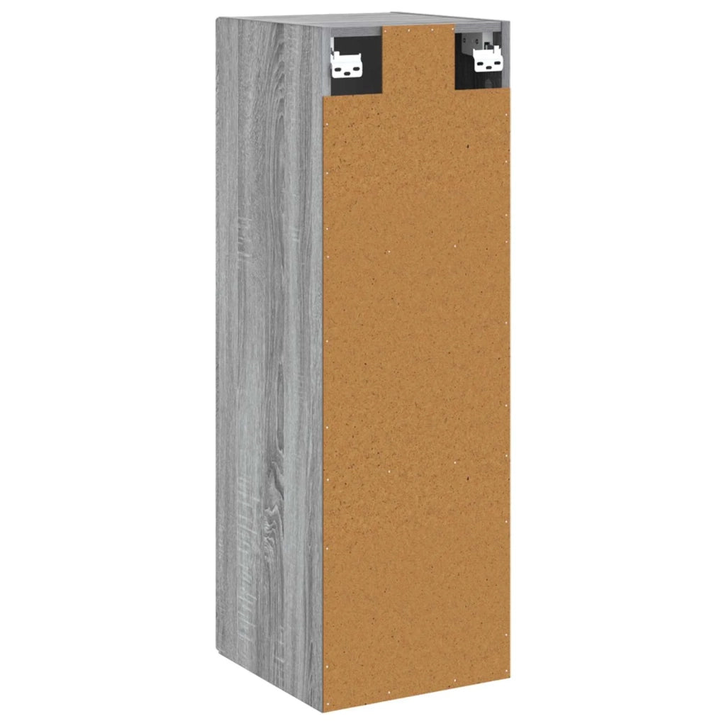 Mobiletto da Bagno a Muro Sonoma grigio 33 x 34,5 x 60 cm 890538