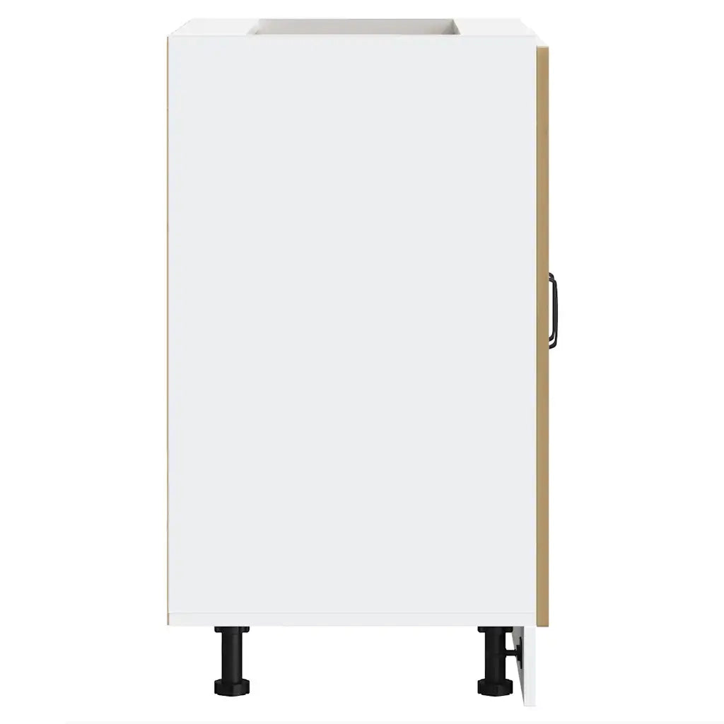 Mobile base lavello-Armadietto da bagno Kalmar Rovere Artigianale 60x46x81,5 cm