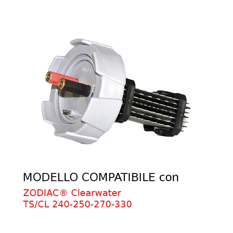 Cella Elettrolitica Compatibile Per Sterilizzatore A Sale Zodiac Clearwater Ts/cl 240-250-270-330