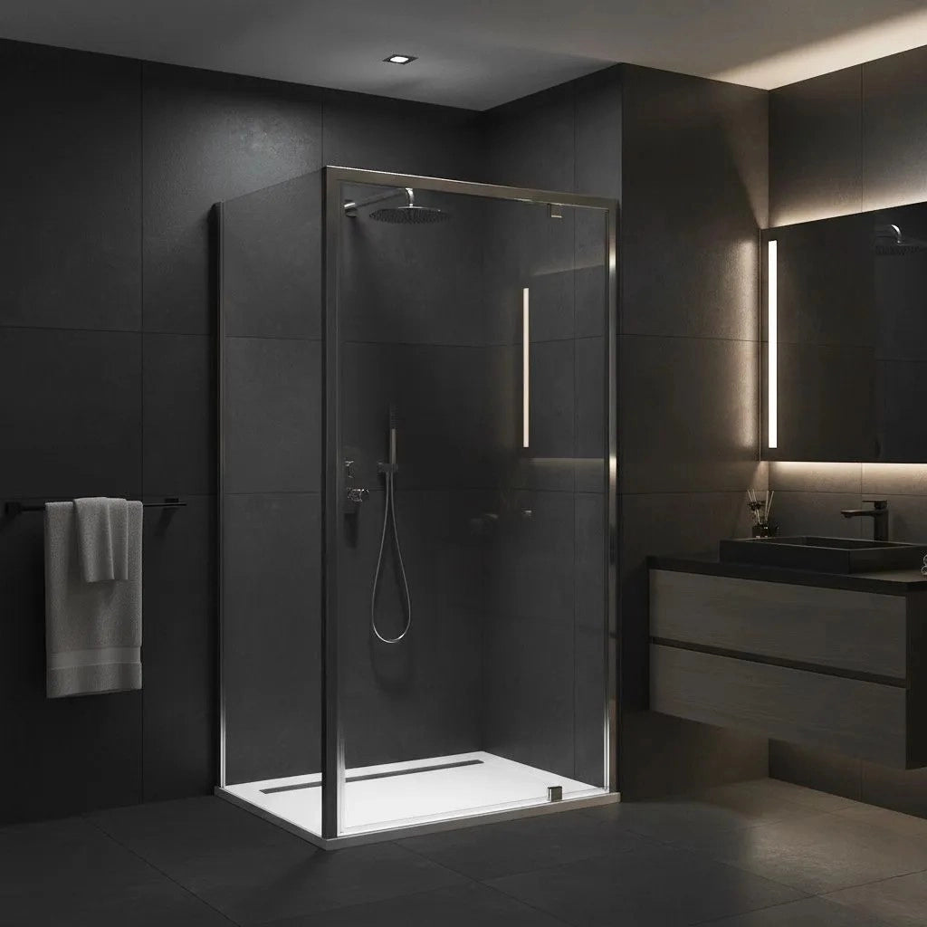 Cabina Doccia Rea Primo Swing 80x100 Chrome